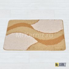 Коврик в ванную Линия бежевый